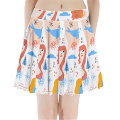 1 (1) Pleated Mini Skirt