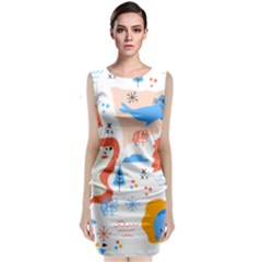 1 (1) Sleeveless Velvet Midi Dress