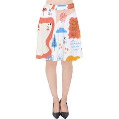 1 (1) Velvet High Waist Skirt