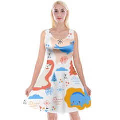 1 (1) Reversible Velvet Sleeveless Dress