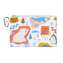 1 (1) Canvas Cosmetic Bag (Large)