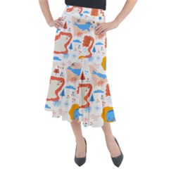 1 (1) Midi Mermaid Skirt