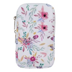 PINK FLORAL PRINT Waist Pouch (Large)