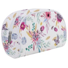 PINK FLORAL PRINT Makeup Case (Medium)