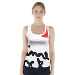 I Heart Chimney Rock Racer Back Sports Top