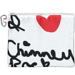 I Heart Chimney Rock Canvas Cosmetic Bag (xxxl) by Majesticmountain