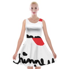 I Heart Chimney Rock Velvet Skater Dress