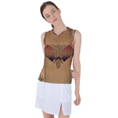 Wonderful Elephant Women s Sleeveless Mesh Sports Top by FantasyWorld7