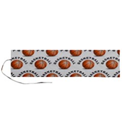 Orange Basketballs Roll Up Canvas Pencil Holder (l) by mccallacoulturesports