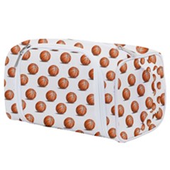 Orange Basketballs Toiletries Pouch by mccallacoulturesports