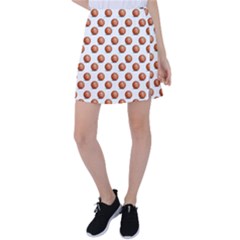 Orange Basketballs Tennis Skirt by mccallacoulturesports