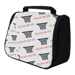 Slam Dunk Baskelball Baskets Full Print Travel Pouch (small) by mccallacoulturesports