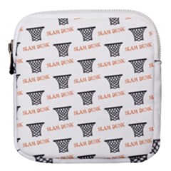 Slam Dunk Baskelball Baskets Mini Square Pouch by mccallacoulturesports