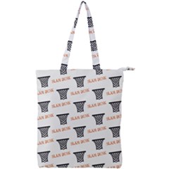 Slam Dunk Baskelball Baskets Double Zip Up Tote Bag