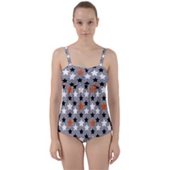 All Star Basketball Twist Front Tankini Set