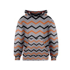 Basketball Thin Chevron Kids  Pullover Hoodie