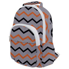 Basketball Thin Chevron Rounded Multi Pocket Backpack by mccallacoulturesports