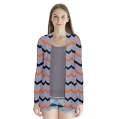 Basketball Thin Chevron Drape Collar Cardigan by mccallacoulturesports