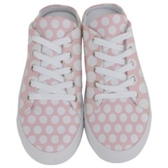 Pink And White Polka Dots Half Slippers by mccallacoulture