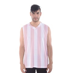 Pastel Pink Stripes Men s Sportswear by mccallacoulture