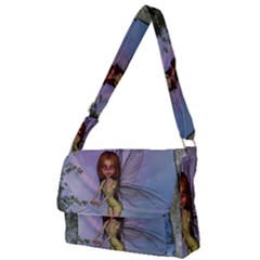 Cute Ittle Fairy With Ladybug Full Print Messenger Bag (s) by FantasyWorld7