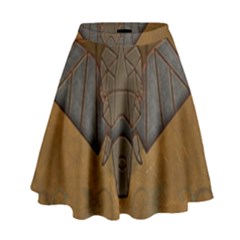 Wonderful Elephant High Waist Skirt