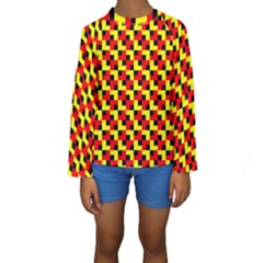 Rby 87 Kids  Long Sleeve Swimwear by ArtworkByPatrick