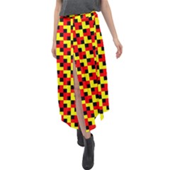Rby 87 Velour Split Maxi Skirt by ArtworkByPatrick