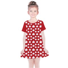 Canada Flag Dresses Kids  Simple Cotton Dress by CanadaSouvenirs