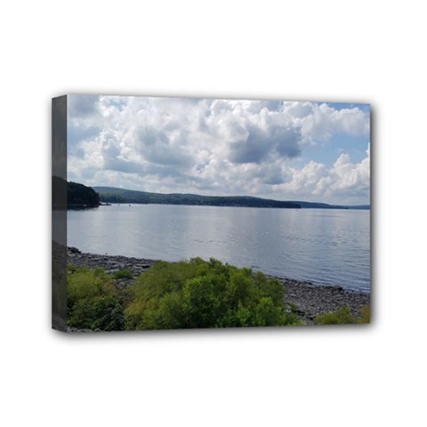 Lake Wallenpaupack Mini Canvas 7  X 5  (stretched) by canvasngiftshop