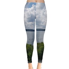 Lake Wallenpaupack Leggings  by canvasngiftshop