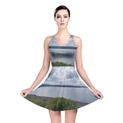 Lake Wallenpaupack Reversible Skater Dress by canvasngiftshop