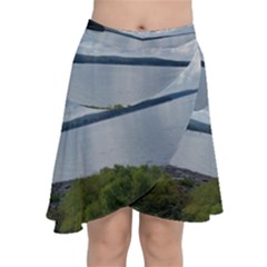 Lake Wallenpaupack Chiffon Wrap Front Skirt by canvasngiftshop