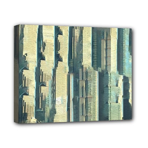 Texture Abstract Buildings Canvas 10  X 8  (stretched) by Alisyart