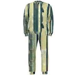 Texture Abstract Buildings Onepiece Jumpsuit (men)  by Alisyart