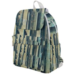 Texture Abstract Buildings Top Flap Backpack