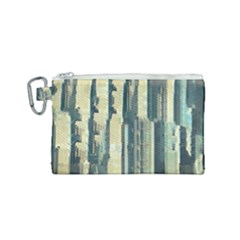 Texture Abstract Buildings Canvas Cosmetic Bag (small)