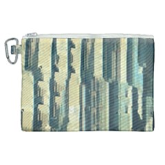 Texture Abstract Buildings Canvas Cosmetic Bag (xl)