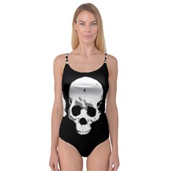 Halloween Horror Skeleton Skull Camisole Leotard 