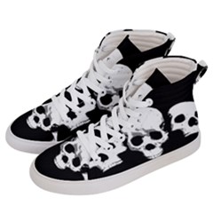 Halloween Horror Skeleton Skull Men s Hi-top Skate Sneakers