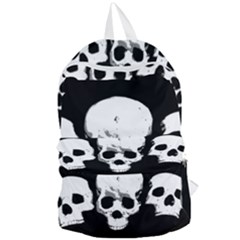 Halloween Horror Skeleton Skull Foldable Lightweight Backpack by HermanTelo