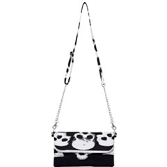 Halloween Horror Skeleton Skull Mini Crossbody Handbag by HermanTelo