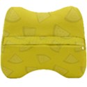 Yellow Pineapple Background Velour Head Support Cushion View2