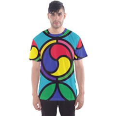 Colors Patterns Scales Geometry Men s Sports Mesh Tee