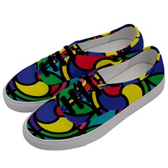 Colors Patterns Scales Geometry Men s Classic Low Top Sneakers