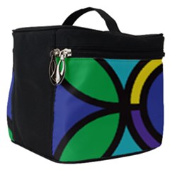 Colors Patterns Scales Geometry Make Up Travel Bag (small)