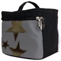 Stars Faux Gold Elegant Starry Festive Christmas Pattern Make Up Travel Bag (Big) View2