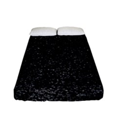 Elegant Black And White Design Fitted Sheet (Full/ Double Size)
