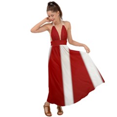 Canada Flag Dresses Backless Maxi Beach Dress by CanadaSouvenirs