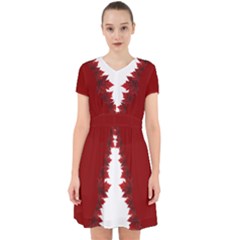 Canada Maple Leaf Dresses Adorable in Chiffon Dress